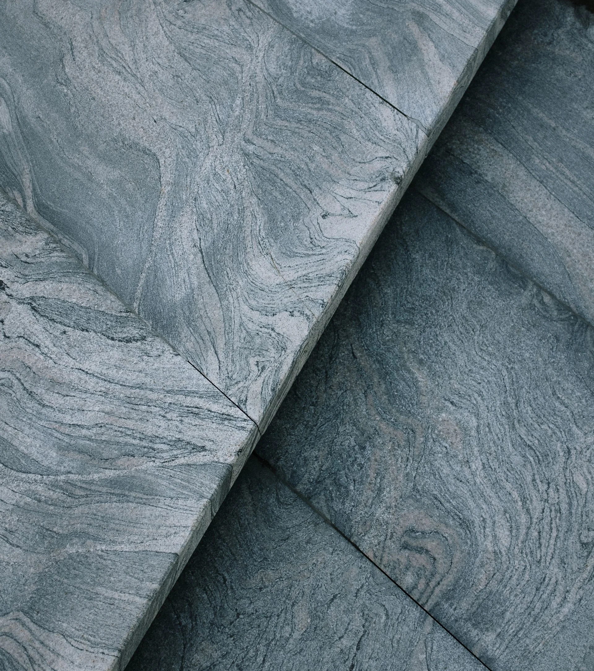 Terrassenbau mit Granitplatten
